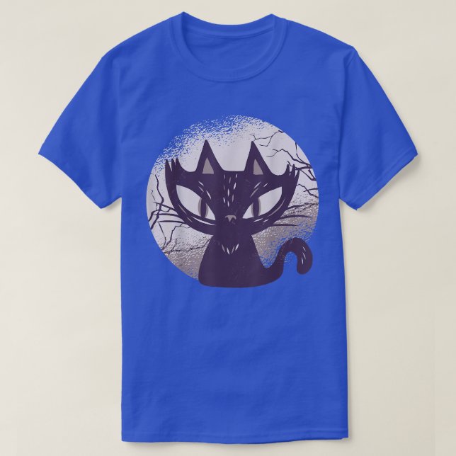 T-shirt Chat Sorcière Noire 570  (Design devant)
