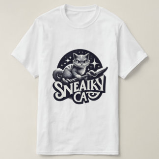 T-shirt chat sournois