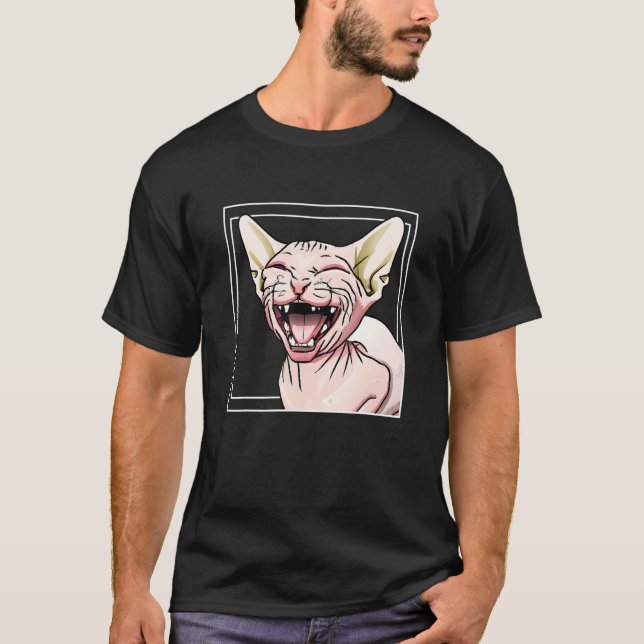 T-shirt Chat Sphynx (Devant)
