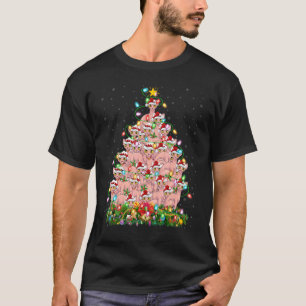 T-shirt Chat Sphynx Lumières de Noël Père Noël Chat Sphynx