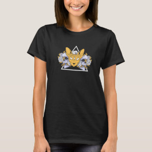 T-shirt Chat Sphynx Mystique Troisième Œil Illuminati Prop