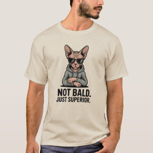 T-shirt Chat Sphynx Supérieur Attitude Sarcastique Art