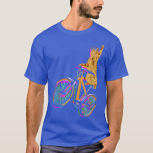 T-shirt Chat Sur BMX Vélo Kitten Vélo Lover Vélo Lover Vél