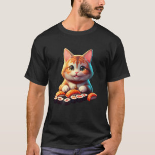 T-shirt Chat Sushi