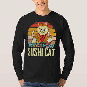 T-shirt Chat Sushi Sashimi Nigiri Maki Chats