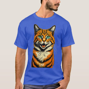 T-shirt Chat Tabby Orange