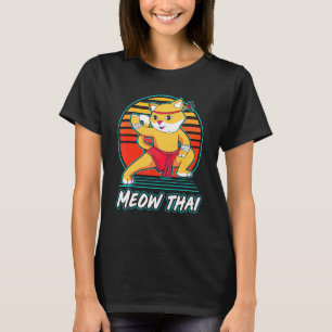 T-shirt Chat thaïlandais Muay Thai Miaou Thai