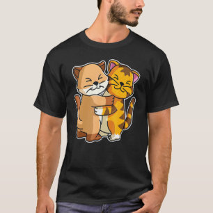 T-shirt Chat Tigre & Chaton Animaux Mignons Pour Femmes Câ