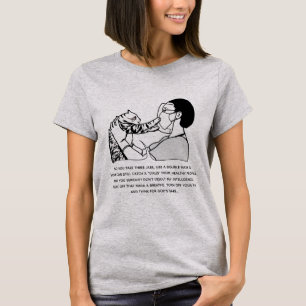 T-shirt Chat Tigre et Message
