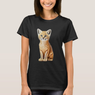 T-shirt Chat tigré orange
