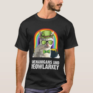 T-shirt Chat Tonkinois Meowlarkey Jour de la Saint-Patrick