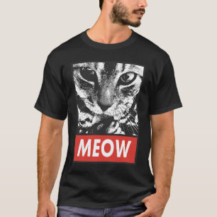 T-shirt Chat Top Meow Kitty Chats Maman Et Papa Chat 6