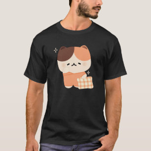 T-shirt Chat Tortie Sleepy