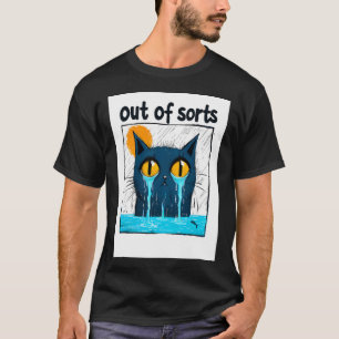 T-shirt Chat triste "Déprimé"