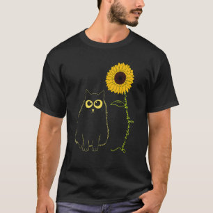 T-shirt Chat Tu Es Mon Seul Soleil Tournesol Chat
