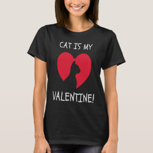 T-shirt Chat Valentine Chat Est Mon Valentin Chat Saint-V