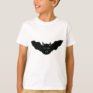 T-shirt Chat Vampire Face À La Chat Halloween T Chemise