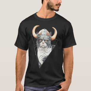T-shirt Chat Viking Kitty