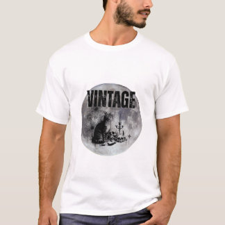 T-shirt Chat Vintage