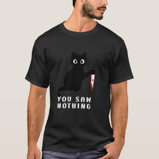 T-shirt Chat Vous N'avez Rien Vu