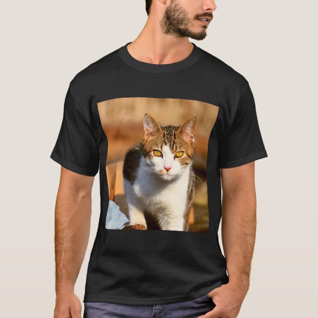 T-shirt Chat vous regardant 11 (Devant)