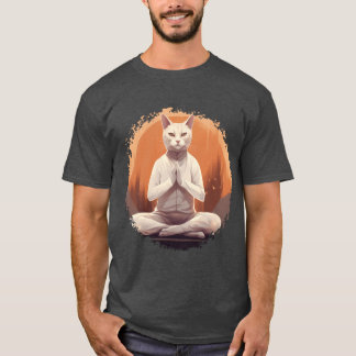 T-shirt chat Yoga