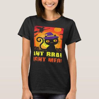 T-shirt Chat Zombie Humoristique Veut Cerveau Tout De Suit