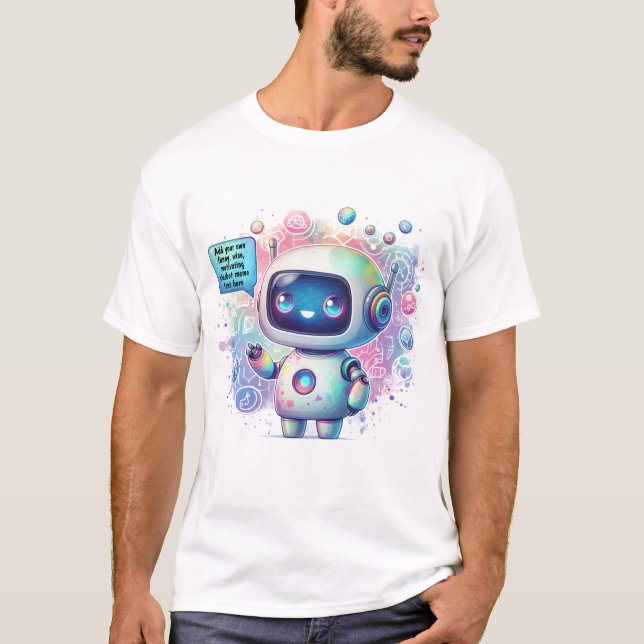 T-shirt Chatbot Mème Tenmplaques Créer Votre Propre (Devant)