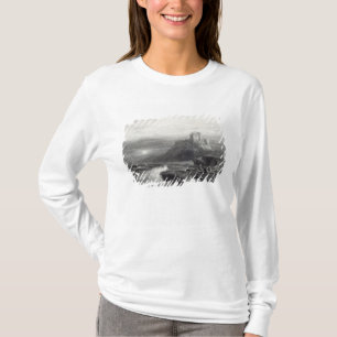 T-shirt Château de Bamborough, gravé par S. Bradshaw