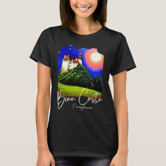 T-shirt Château de Bran Transylvanie Maison de Dracula Pei