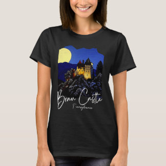 T-shirt Château de Bran Transylvanie Maison de Dracula Pei