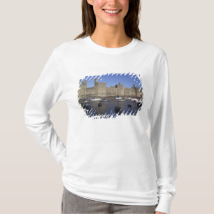 T-shirt Château de Caernarfon, Gwynedd, Pays de Galles (RF
