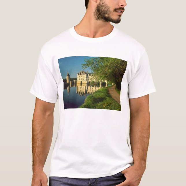 T-shirt Château de Chenonceau, vallée de la Loire, (Devant)