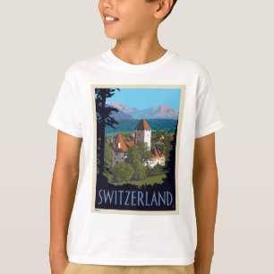 T-shirt Château de Chillon Suisse