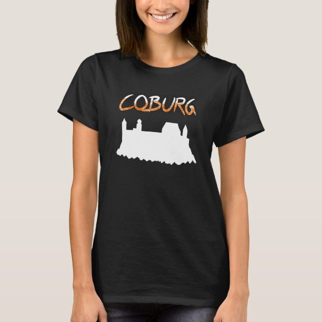 T-shirt Château de Coburg Mit Der Veste Coburg (Devant)