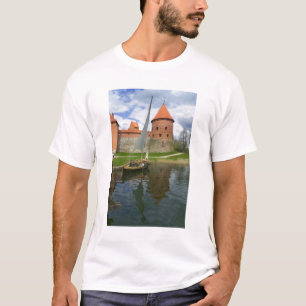 T-shirt Château de l'île par le lac Galve, Trakai, Litua