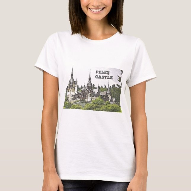 T-shirt Château de Peles (Devant)