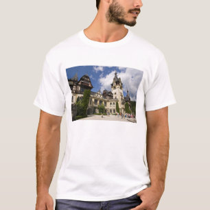 T-shirt Château de Peles du 18ème siècle, Sinaia, Roumanie