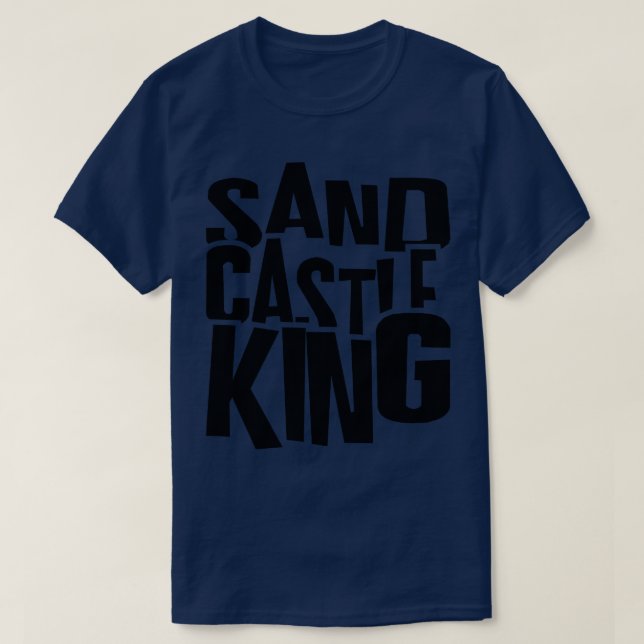 T-shirt château de sable roi 2 (Design devant)