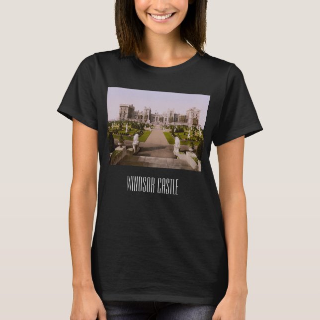 T-shirt Château de Windsor, Angleterre (vers 1900) (Devant)