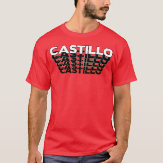T-shirt Château drôle rétro vintage coucher de soleil Cast