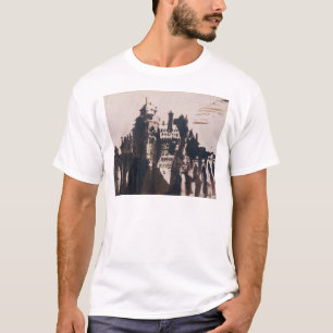 T-shirt Château enrichi par deux ponts