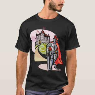T-shirt Château et chevalier