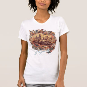 T-shirt Château HOGWARTS™ Graphique floral