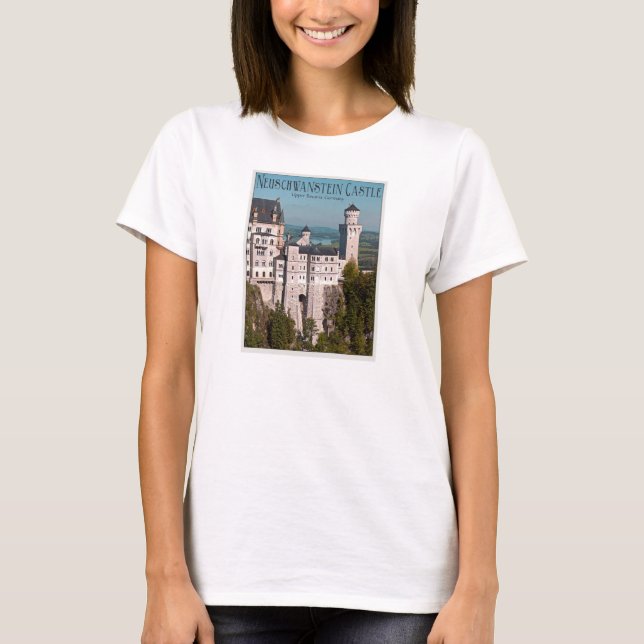 T-shirt Château Neuschwanstein (Devant)