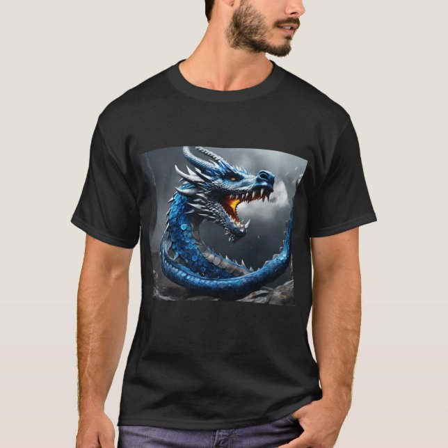 T-shirt ChatGPT Vous avez dit : dragon chinois Bechne ke l (Devant)