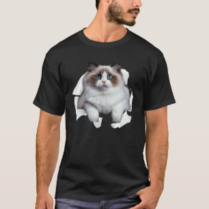 T-shirt Chaton aux yeux bleus Himalayan Birman Ragdoll Tis
