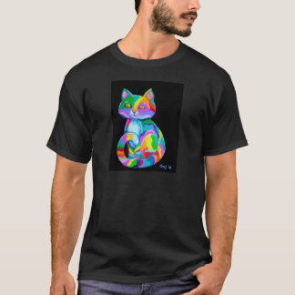T-shirt Chaton coloré