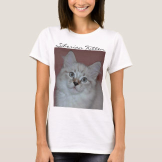 T-shirt Chaton de Colorpoint de Sibérien sur des produits