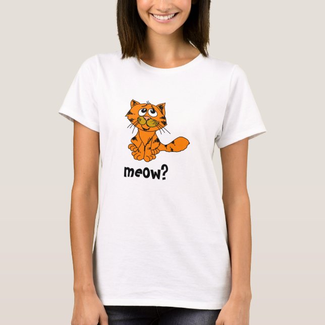 T-shirt chaton de meow (Devant)